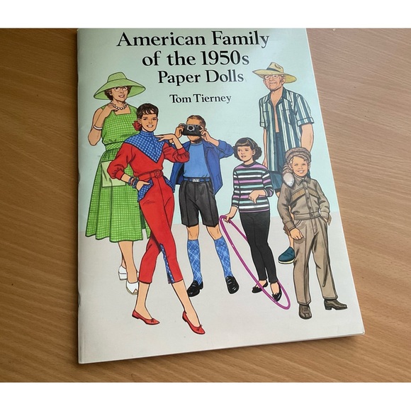 Vintage 1994 American Family of the 1950 Paper Doll  Tom Tierney - Picture 1 of 2